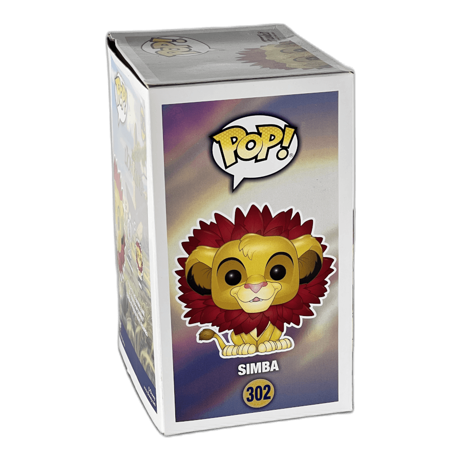 Funko Disney The Lion King POP Disney Simba Exclusive Vinyl Figure 302  Gold, Leaf Mane, Damaged Package - ToyWiz